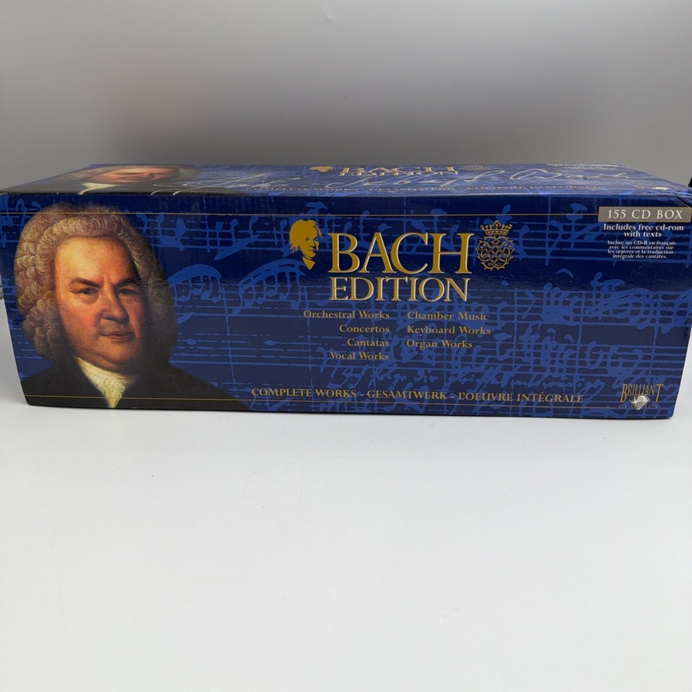 Bach Edition Complete Works Brilliant Classics 155 CD Box Set COMPLETE